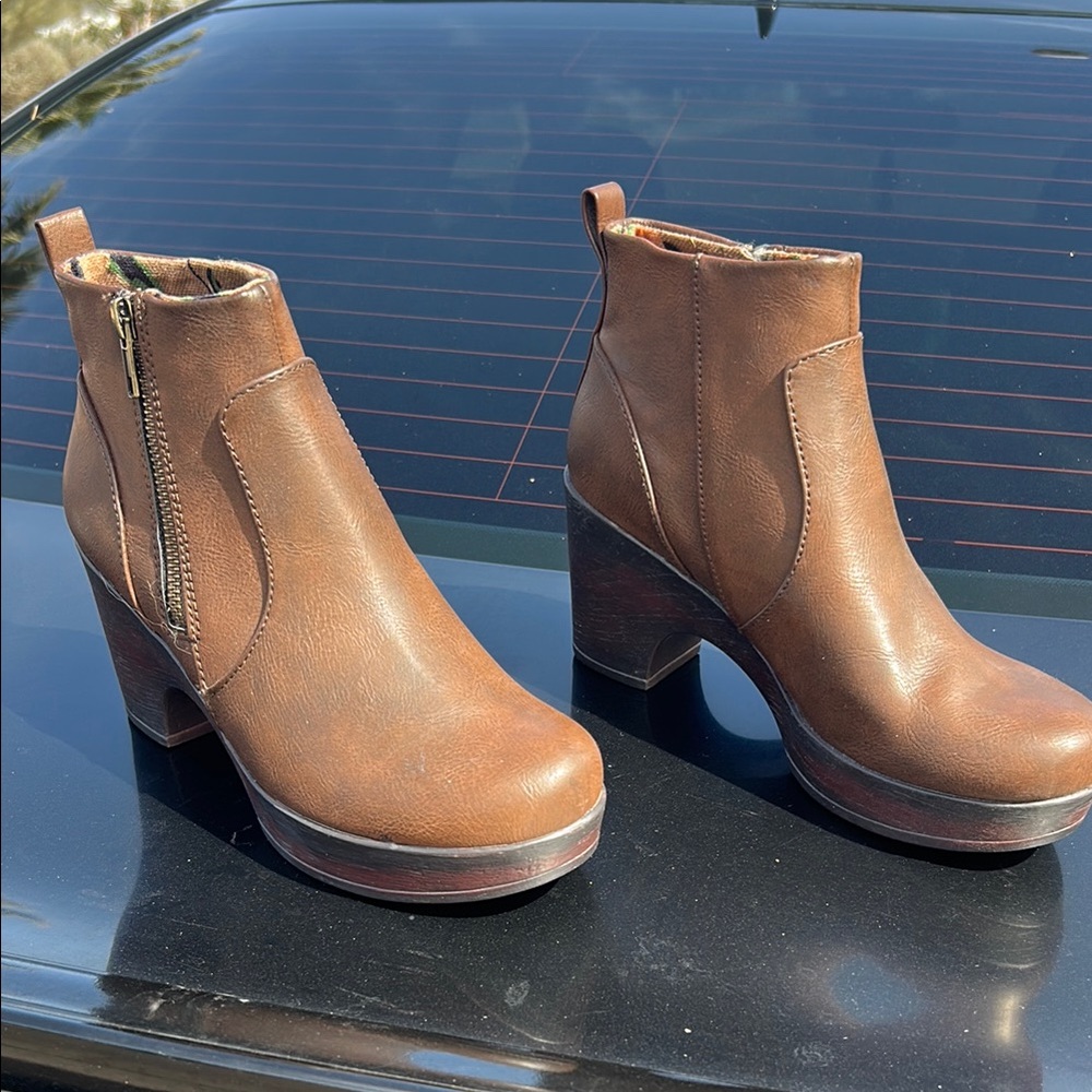 Brown Ankle Boots